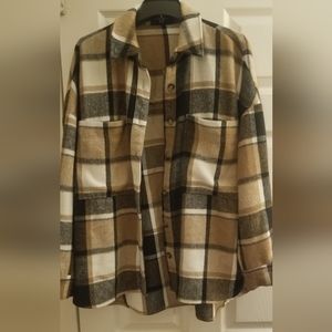 XX SOLD XX Brown oversized flannel